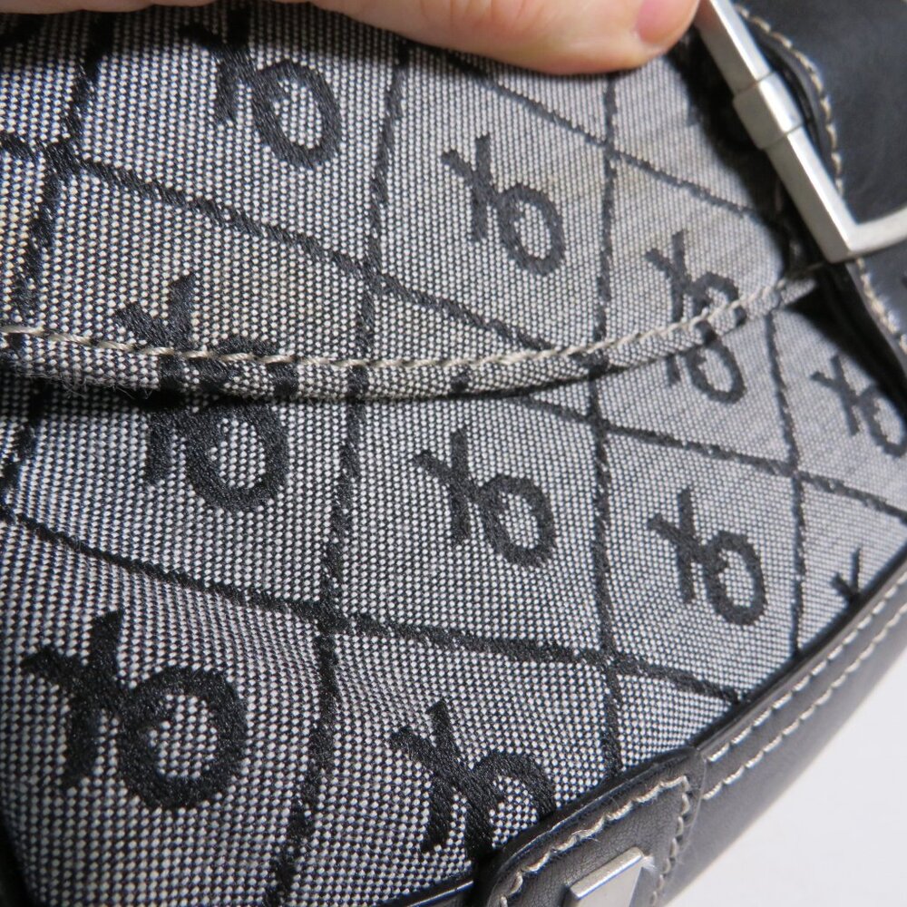 XOXO Black & Gray Brocade Handbag & Wallet Bag Purse - Picture 4 of 10